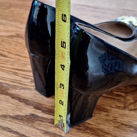 Tory Burch Black Raleigh 70mm Patent Pump 8.5 - Picture 9 of 9